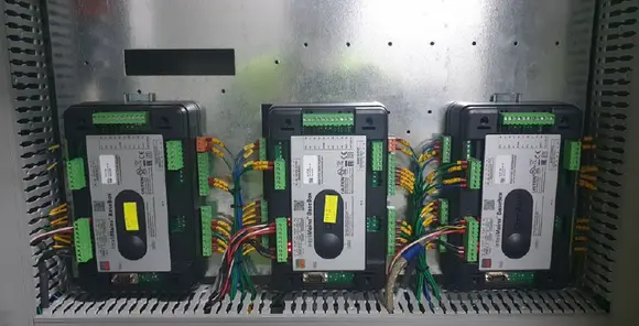 Control system for a cardboard factory